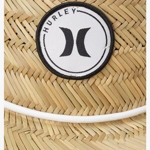 Hurley Sun Hats/Medium Brim Straw Unisex with Strap &Lanai Bucket Hat /2 For $60